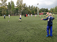 В Орле впервые состоялись игры Кубка по футболу на призы Орловской митрополии. 29 августа 2015 г.